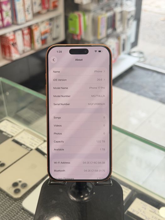 Apple iPhone 17 Pro 1Tb Orange