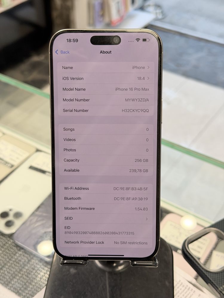 Apple iPhone 16 Pro Max 256GB Natural Titanium