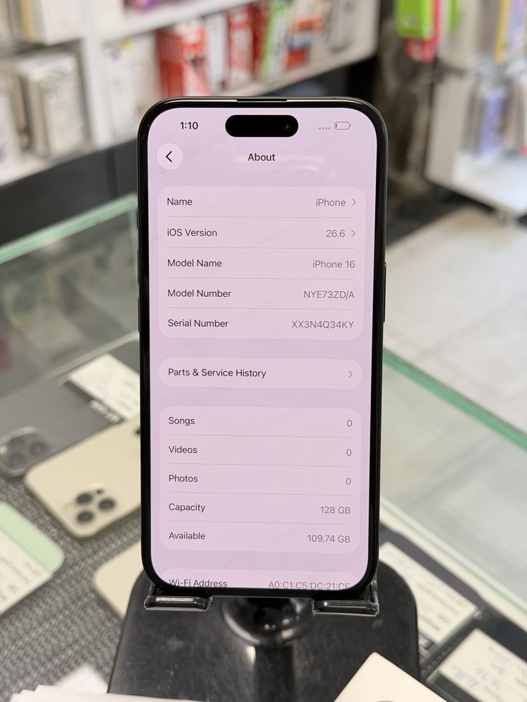 Apple iPhone 16 128GB Black