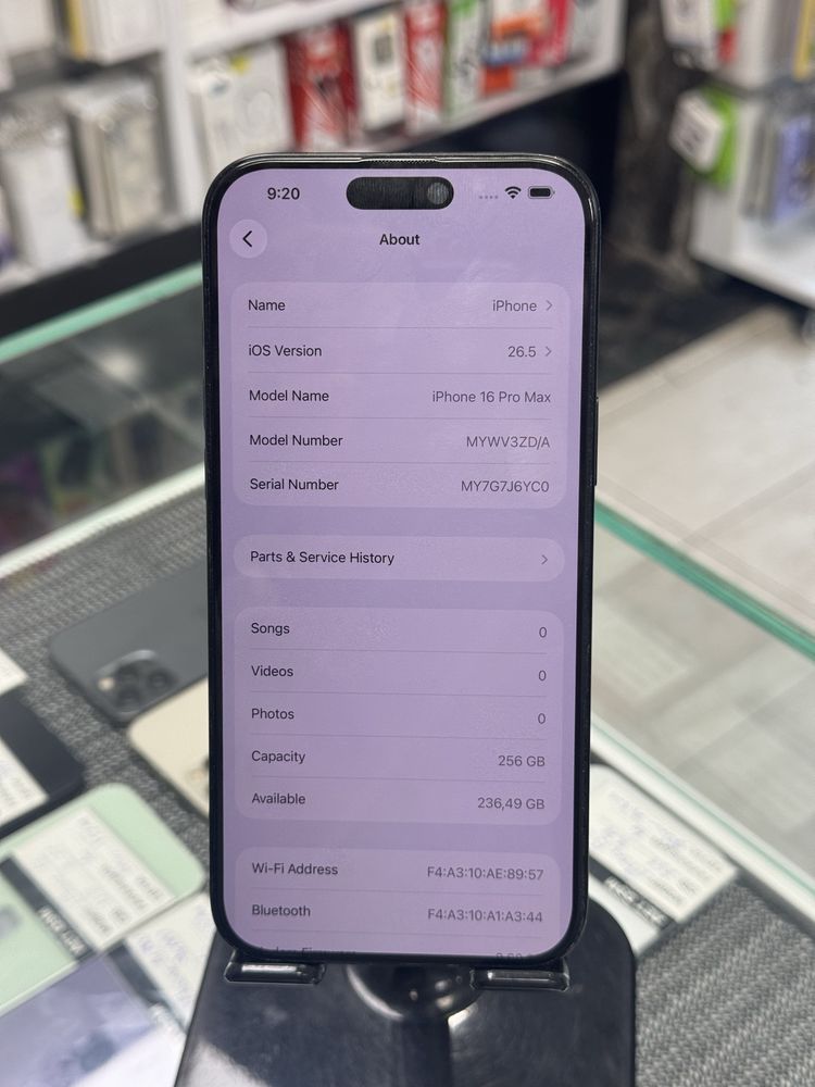 Apple iPhone 16 Pro Max 256GB Black Titanium