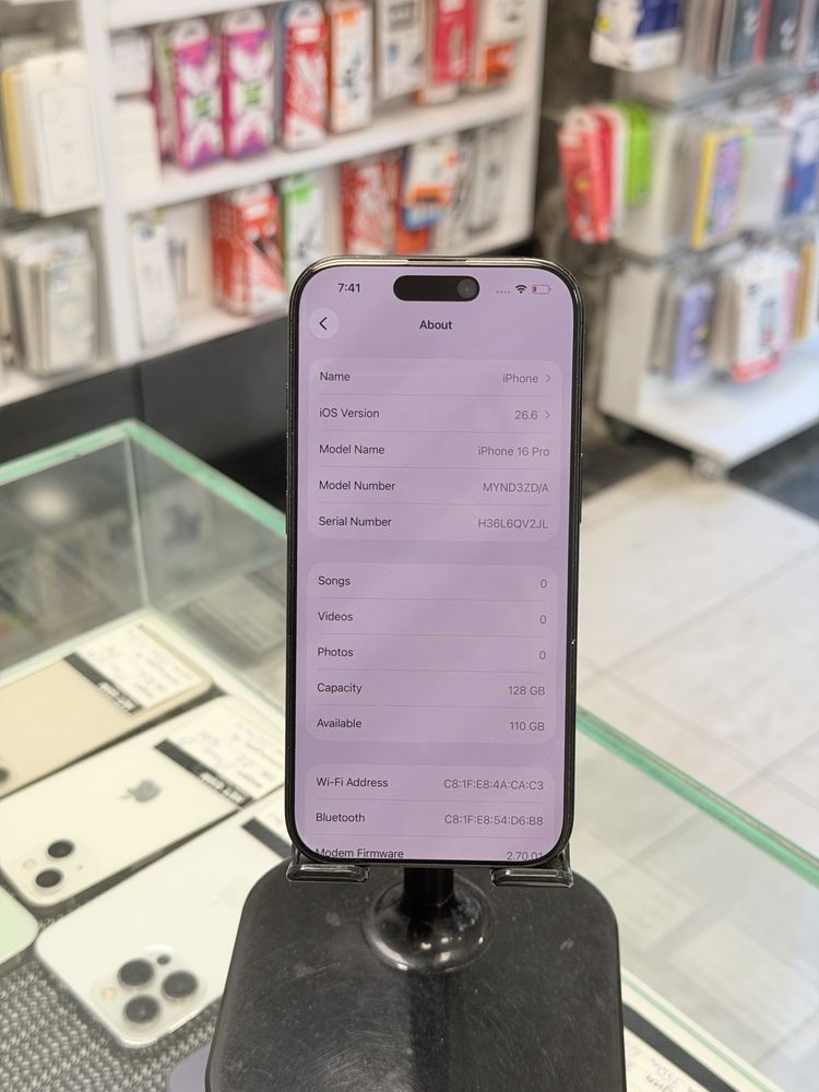 Apple iPhone 16 Pro 128GB Black Titanium